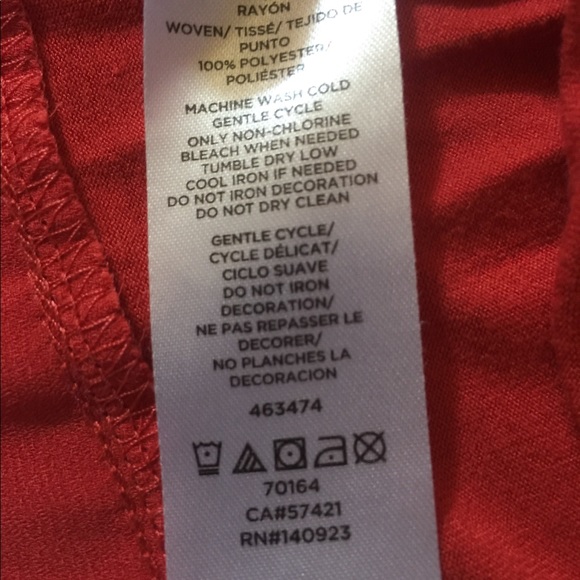 Orange Loft Outlet Sleeveless Top XS - Picture 2 of 4